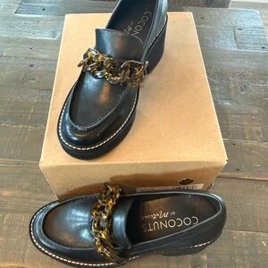 Coconuts Black platform Louie Loafers size 5.5 women’s